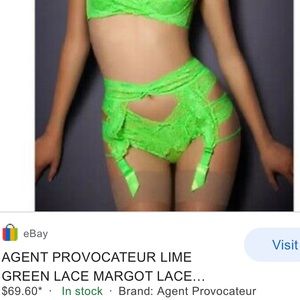 Agent Provocateur size 3 garter belt